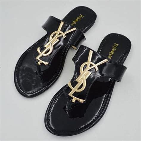 ysl womens slippers|ysl slippers women.